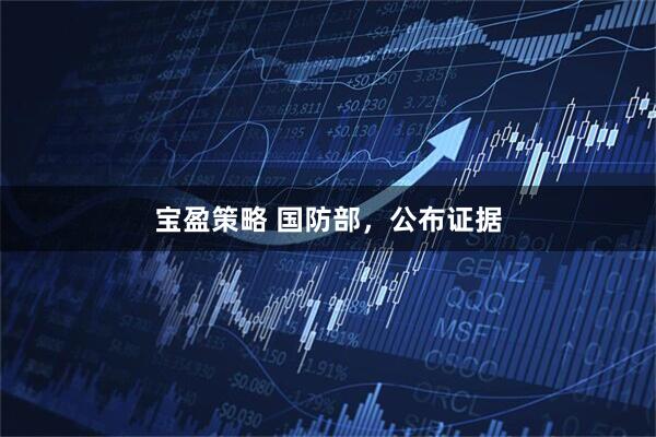 宝盈策略 国防部，公布证据
